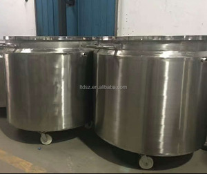 China good supplier stainless steel movable mixing tank with polish