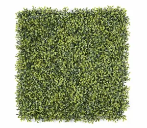 50*50 cm uv-beweis künstliche grüne melone cotyledons, künstliche perle gras buchsbaum panel, künstliche garten zaun