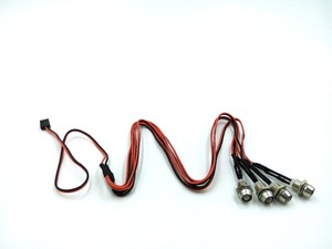 <span class=keywords><strong>RC</strong></span> 4 LED cabeza y cola luces blancas y rojas camión coche Metal Mini Savge & Rock <span class=keywords><strong>Crawler</strong></span> RC4WD Radio Control Hobby juguete - Product Image 4