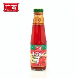 Chinesische Lebensmittel Großhandel Ketchup 250g Glasflaschen Tomaten saucen Tomaten paste