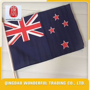 Maravillosa calidad buena mano <span class=keywords><strong>que</strong></span> agita la bandera nacional con asta de la bandera - Product Image 5