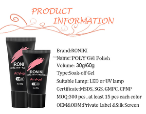 uv gel para <span class=keywords><strong>uñas</strong></span> por mayor RONIKI uv gel polaco poli gel para <span class=keywords><strong>hacer</strong></span> modelo <span class=keywords><strong>uñas</strong></span> mas larga - Product Image 2