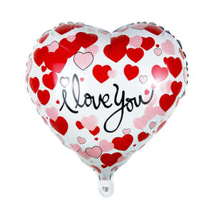 Cuore da 18 pollici ti amo Kiss <span class=keywords><strong>Me</strong></span> Lips palloncini con stagnola di elio anniversario di matrimonio palloncini gonfiabili di san valentino - Product Image 5