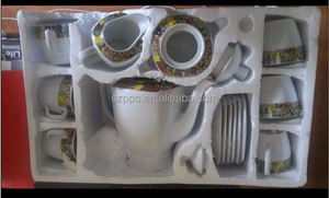 Bộ Ly Trà Vuông 17Pc Với Con Đường Phong Phú Nghệ Thuật Truyền Thống Ethiopia - Product Image 2