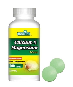 Calcio y magnesio tableta pastillas <span class=keywords><strong>1000</strong></span> <span class=keywords><strong>mg</strong></span> - Product Image 1