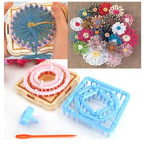 Mini mano rotonda pom pom maker per la sfera di tessitura diy <span class=keywords><strong>knitting</strong></span> <span class=keywords><strong>loom</strong></span> - Product Image 6