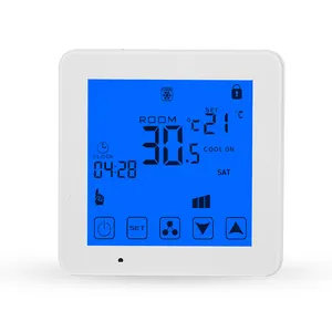 Hvac Thermostat Digital Room Programmable Central Air Conditioning FCU Thermostats For HVAC System