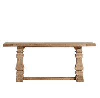 Style français chevalet tableau de console en bois