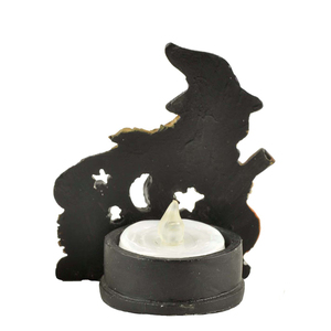 Resina de la <span class=keywords><strong>Bruja</strong></span> de Halloween Manualidades con tealight para ideas de decoración - Product Image 2