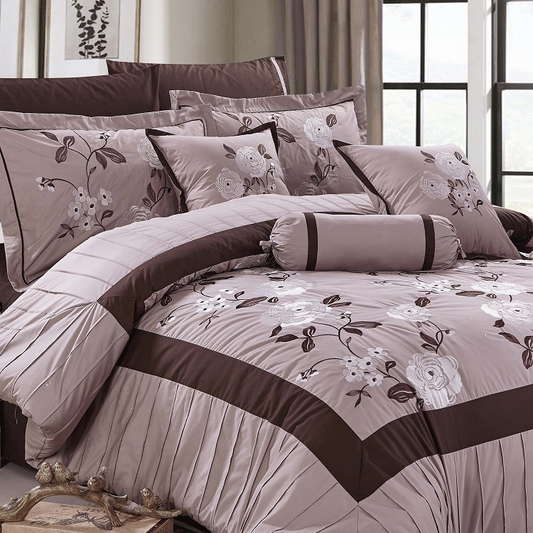 KOSMOS de Dubai de lujo de alta calidad de ropa de cama de microfibra cama edredón conjunto