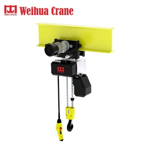 WEIHUA-Planta de grúa eléctrica, <span class=keywords><strong>Mini</strong></span> polipasto de cadena eléctrico de 1 tonelada, <span class=keywords><strong>2</strong></span> toneladas y 5 toneladas