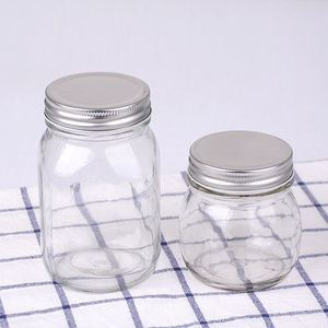 16Oz Không Có Tay Cầm Jar Kín Rõ Ràng Trống Glass Mason Jar Shot Glass - Product Image 3