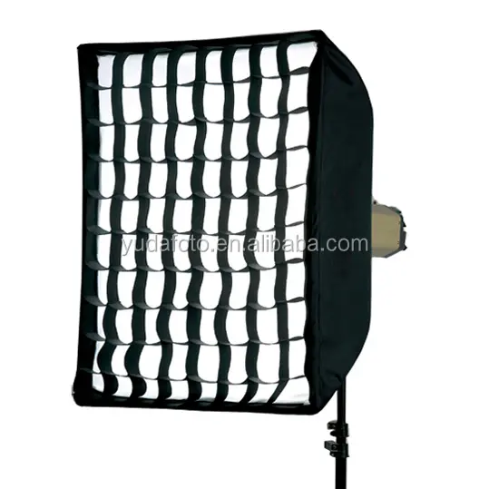 Foto-Uitrusting Rechthoekige Lichtbak Studio Fotografie Verlichting Soft Box Diffuser Met Honingraatraster