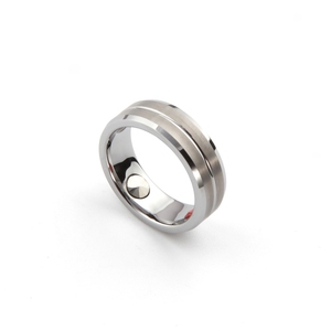 Cincin Tungsten pernikahan pria, perhiasan kekuatan energi murah <span class=keywords><strong>2025</strong></span> - Product Image 2