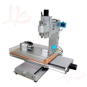 Macchina CNC 1500 w Mandrino Router 6040 di CNC 5 Assi per alluminio rame acrilico macchina di taglio del legno