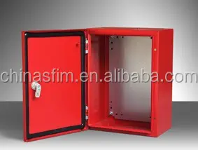 TIBOX outdoor IP66 sheet steel metal wall mounted enclosure for electronic din rail control box