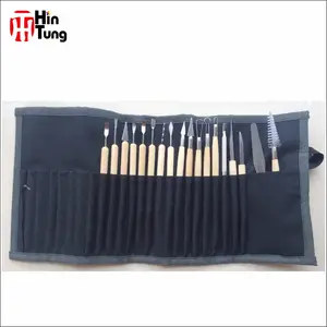 18pcs Clay Modeling Tools Double ended sculpting Tool with Roll-Up Case