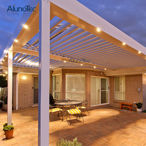 Apertura de techo Pavilion Pergola Bioklimatik pérgola de aluminio jardín motorizado bioclimática Pergola - Product Image 5