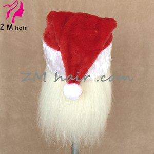 Noel serin yak saç tam dantel noel baba yarım peruk - Product Image 5