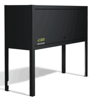 Bamoan — boîtes de rangement pour Parking de voiture, accessoire de grande capacité pour Garage en acier et acier galvanisé, marron, argent, série midi: 2008 BO JUN SPW