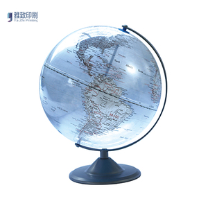Venta caliente de alta calidad de la escuela papelería plástico globo del mundo - Product Image 4