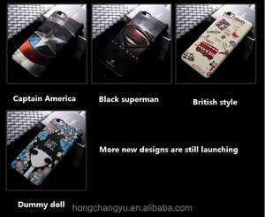 Artículo caliente 3D batman iron man caja del teléfono de silicona en relieve para el iphone 6 6 s - Product Image 4