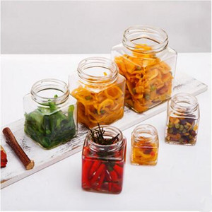 500ml 730ml Rectangle <strong>Empty</strong> Glass Food <strong>Jar</strong> Glass <strong>Jar</strong> for <strong>Sweet</strong> Cookies Chocolate - Product Image 6