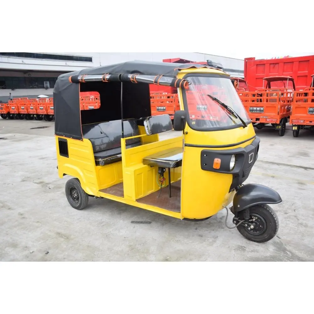 Chinese passenger tricycle three wheel bajaj for India Pakistan with Bajaj Independent suspensions