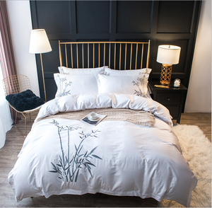 Bán Sỉ Khăn Trải Giường Khách Sạn Màu Trắng Đặt Làm Tại Nhà Khách Sạn Bệnh Viện 100% Cotton - Product Image 2