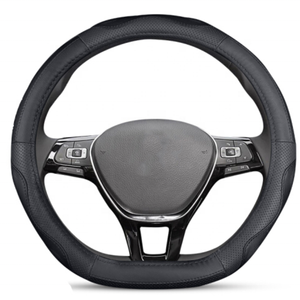 Personalizada de fábrica de deportes D-en forma de cosido a mano de cuero de microfibra <span class=keywords><strong>coche</strong></span> cubierta del <span class=keywords><strong>volante</strong></span> del <span class=keywords><strong>coche</strong></span> - Product Image 1