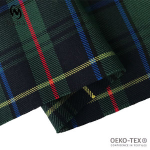 Nhà Sản Xuất Tùy Chỉnh Dệt Nam Phi Trẻ Em Cô Gái Sinh Viên Sợi Nhuộm Kilt Kiểm Tra Váy Chất Liệu Sọc Trường Đồng Phục Vải - Product Image 4