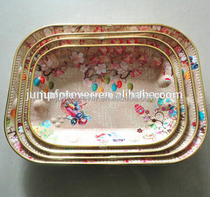 家庭用プラスチック製クリスマスサービングトレイ/プラスチックキャンディープレート/プラスチックドライフルーツトレイ - Product Image 3