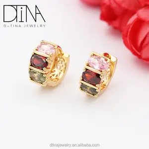 Contracted design Kashmir jhumka earrings ring type