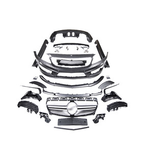 Kit de carrosserie A-CLASS W176 <span class=keywords><strong>A45</strong></span> adapté au matériau PP de classe A 2013-2015 ans pièces de carrosserie pare-chocs jupes latérales - Product Image 1