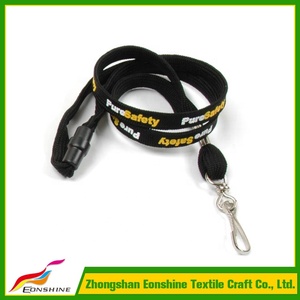 <span class=keywords><strong>Tarjeta</strong></span> titular negro de seda <span class=keywords><strong>tarjeta</strong></span> Lanyard correa para el cuello pantalla impresa <span class=keywords><strong>Tarjeta</strong></span> de Identificación cuerda - Product Image 2