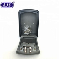 AJF Nouveauté Boîte de rangement sécurisée murale à combinaison en alliage de zinc de haute qualité, grande capacité, pour usage intérieur/extérieur