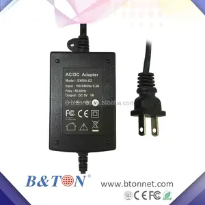 免费样品 5V1A 双电缆 ac 直流电源适配器