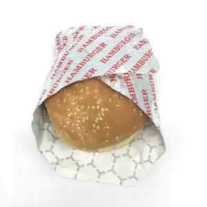 Papel de aluminio con respaldo, envoltura de sándwich de hamburguesa, lámina laminada de impresión personalizada