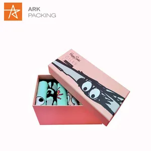 Luxus Phantasie elegante handgemachte kosmatisierte brandbare umwelt freundliche Socken verpackung BOX aus China