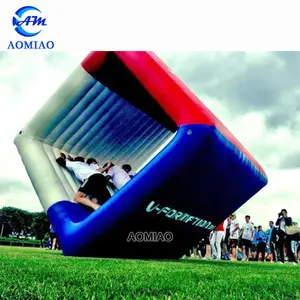 Sản Phẩm Mới 2019 Ngoài Trời Inflatable Lật Nó Trò Chơi Inflatable Đội Xây Dựng Trò Chơi Cube Lật Nó Để Bán