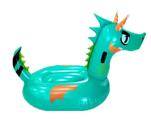 Kundenspezifische schwimmen schaum pool float erwachsene schwimmenden floß aufblasbare schwimm insel drachen pool float