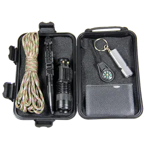 Survival Gear Draagbare Emergency Tactical Outdoor Camping Sos 7 In 1 Survival Kit