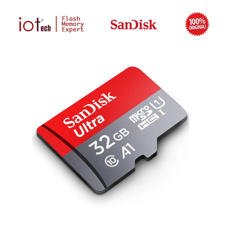 [Не в розницу] Оригинальная карта памяти Sandisk Micro SD 16 ГБ 32 ГБ 64 ГБ 128 ГБ для устройства