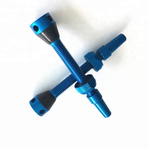 <span class=keywords><strong>Valve</strong></span> tubeless <span class=keywords><strong>presta</strong></span> de vélo en aluminium de haute qualité avec trous latéraux et capuchons en aluminium - Product Image 5