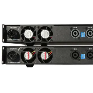 M4-1500 4*1500W 1u Professional 4 Channel High Power DJ Power Amplifier