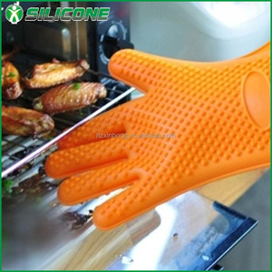Alibaba China caliente venta resistencia al calor <span class=keywords><strong>de</strong></span> <span class=keywords><strong>silicona</strong></span> guante / cocinar 5 dedos <span class=keywords><strong>de</strong></span> <span class=keywords><strong>silicona</strong></span> guante - Product Image 6