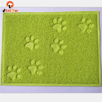 Tapis moderne pour animaux de compagnie, écologique, sans phtalates, sans BPA, en PVC, pour chats, tapis de litière, tapis de protection pour le sol