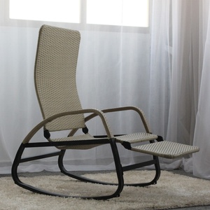 <span class=keywords><strong>Chaise</strong></span> longue <span class=keywords><strong>de</strong></span> <span class=keywords><strong>jardin</strong></span> en rotin moderne en métal <span class=keywords><strong>de</strong></span> luxe pour le camping - Product Image 3