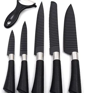 2019 Five Pieces Of Kitchen Wave Knife And A Curved Knife Tchibo (tcm) Kitchen Knife Sets