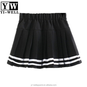 Wholesale School Uniform Knee Length <strong>Skirt</strong> School Girl Plain Half <strong>Navy</strong> <strong>Skirt</strong> - Product Image 3